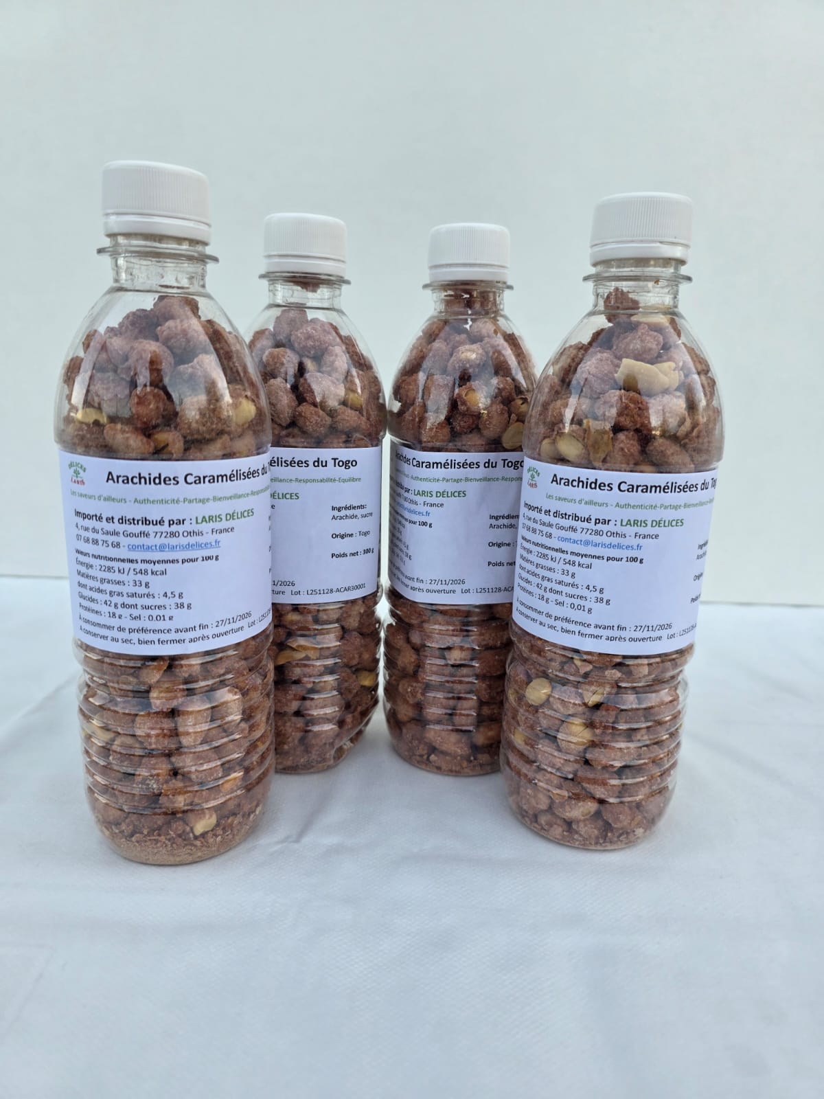 Arachides caramélisées croquantes du Togo – Chouchou délicieux