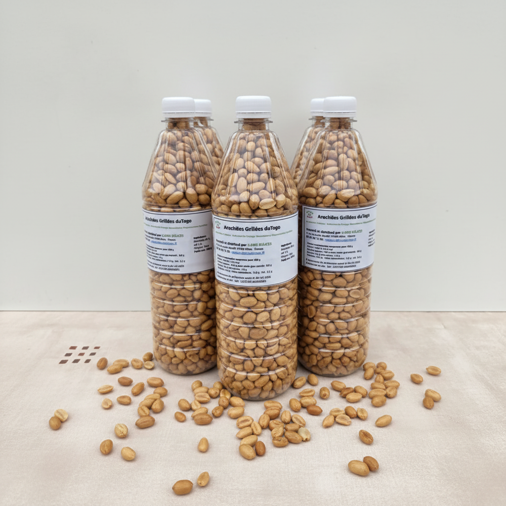 Arachides grillées croquantes 650 g – Snack africain authentique