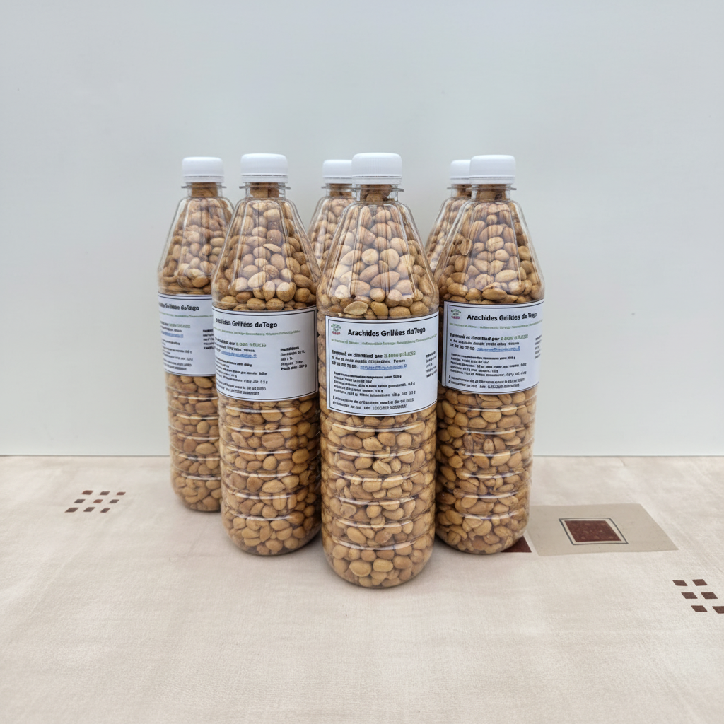 Arachides grillées croquantes 650 g – Snack africain authentique