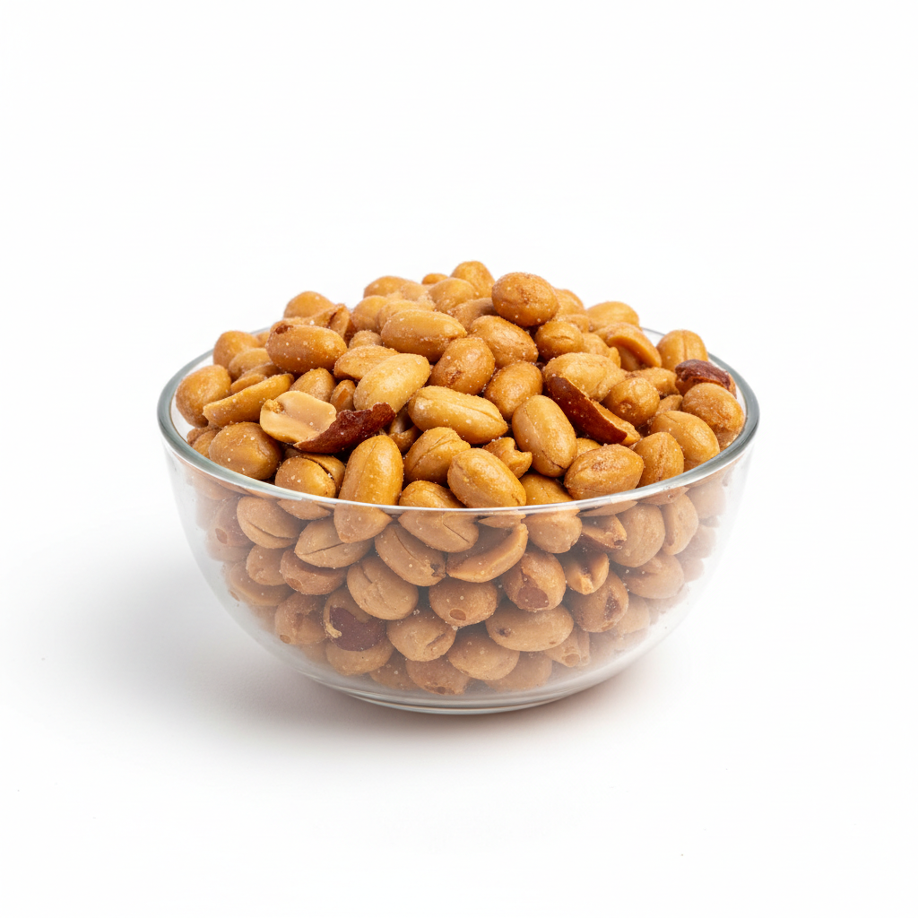 Arachides grillées - Photo produit classique fond blanc