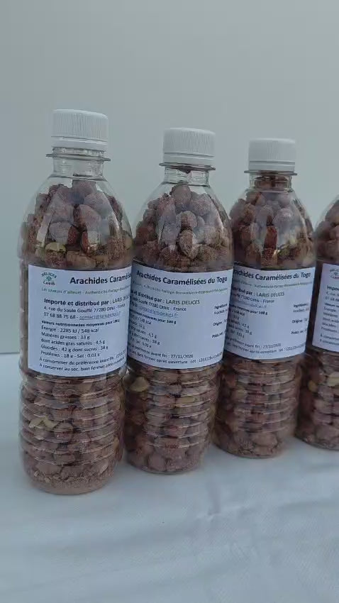 Arachides caramélisées croquantes du Togo – Chouchou délicieux