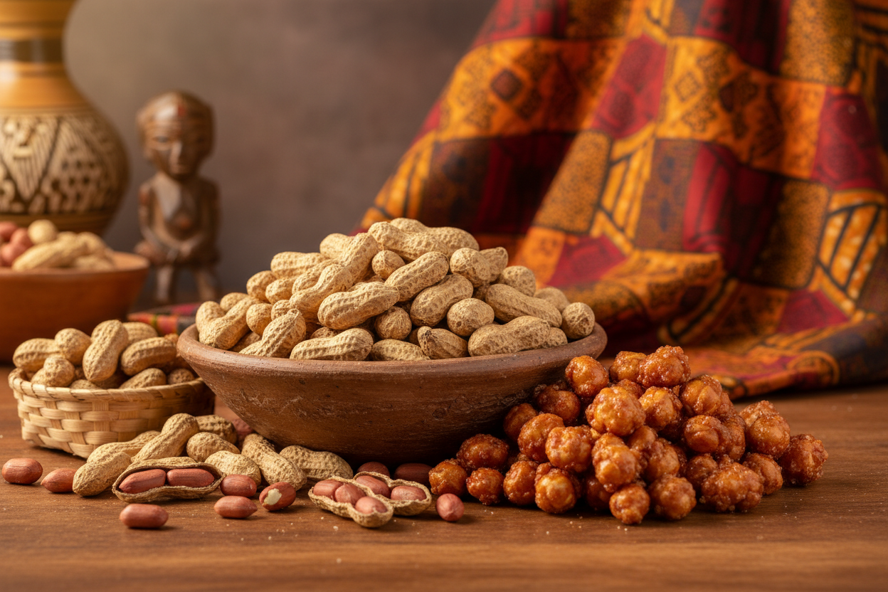 Produits authentiques autour de l'arachide